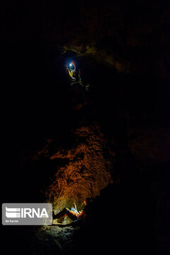 Beauties of Kahak Cave in central Iran