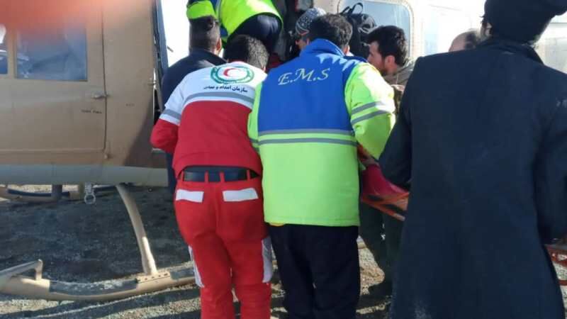 امداد گران هلال احمر و مصدوم امداد گران هلال احمر و مصدوم