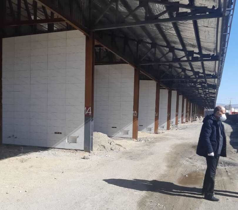 طرح توسعه میدان میوه و تربار بروجرد ۸۰ درصد پیشرفت دارد