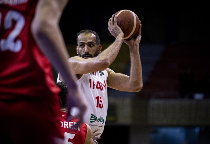 پیروزی تیم ملی بسکتبال ایران برابر سوریه