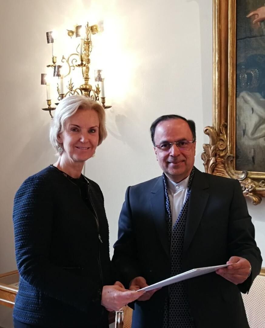 Iran's ambassador in Sweden submits credentials