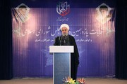 سخنان روحانی پس از بازدید از ستاد انتخابات کشور