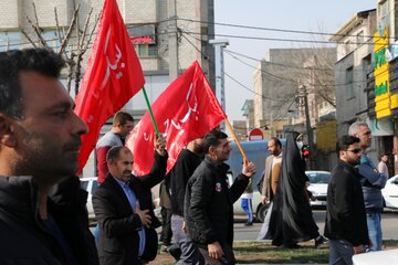 پیکر شهید احمد توکلی کوچکسرایی، از شهدای مرزبانی کشور در قرچک تشییع و به خاک سپرده شد