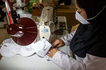 تغییر خط تولید تجهیزات پزشکی به تولید ماسک در رشت‎