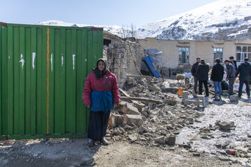 خسارات زمین لرزه در سه روستای بخش قطور خوی