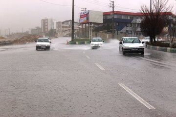 آبگرفتگی معابر شهر ایلام