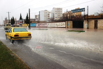 آبگرفتگی معابر شهر ایلام