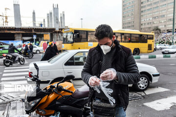 People in Tehran take preemptive measures against coronavirus