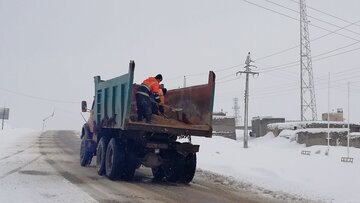 تردد روان خودروها در گردنه مائین بلاغ تکاب