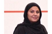 Una entrenadora iraní de Squash destaca entre los mejores de Asia