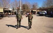 قرارگاه شمال شرق ارتش امکانات بهداشتی خود را برای مهار کرونا به کار گرفت 