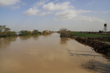 هشدار وقوع سیلاب در حوضه‌های زهره، مارون و کارون در خوزستان