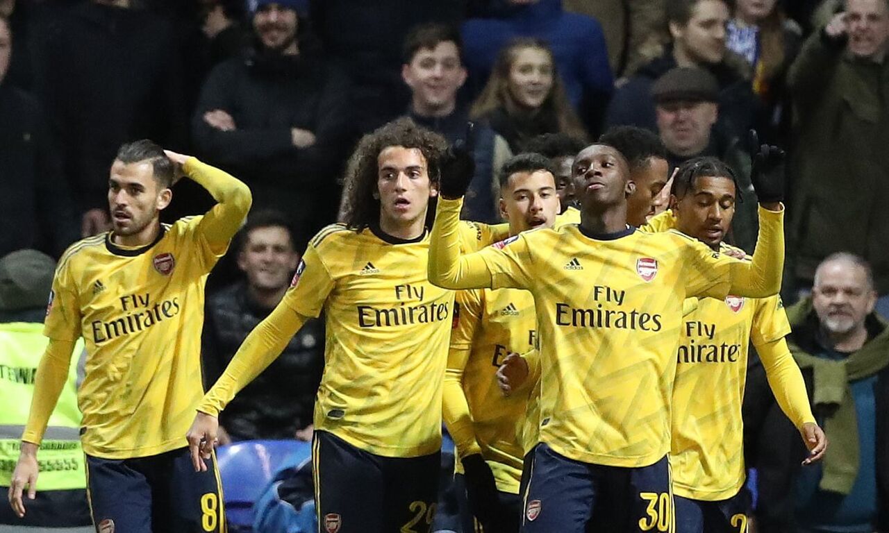 برتری آرسنال در جام حذفی انگلیس