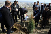 کاشت نهال به مناسبت هفته منابع طبیعی در آذربایجان غربی