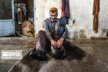 Felt-making; Very old industry in Iran