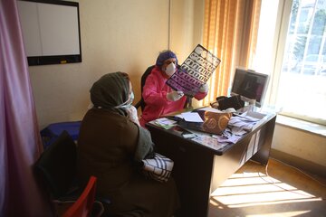 مرکز تست کرونا در ساری
