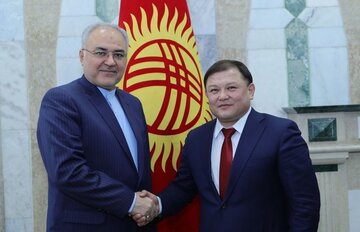 تاکید مقامات ایران و قرقیزستان بر گسترش همکاری‌های دوجانبه
