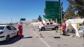 غربالگری و پایش مسافران عبوری از شاهرود