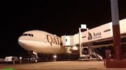 Qatar flight carrying medical aid heads for Iran