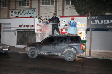 پویش مردمی مبارزه با ویروس کرونا در زنجان"ولایی