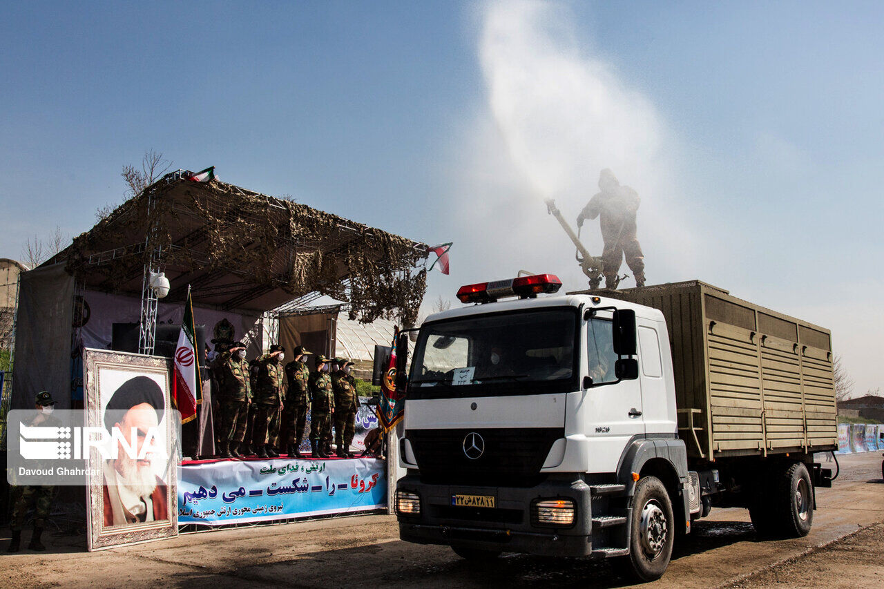 Iranian Army initiates campaign to contain coronavirus