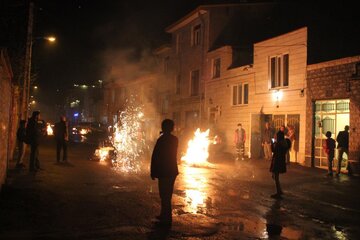 چهارشنبه سوری در مازندران چهار مصدوم داشت