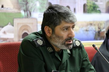 سپاه ورامین با ۴۰۰ هزار لیتر مواد ضدعفونی کننده معابر را گندزدایی کرد