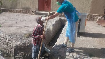 طرح غربالگری در روستای ابراهیم آباد میامی