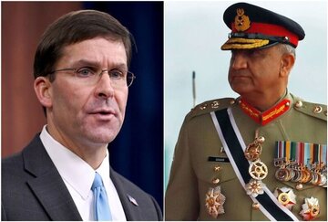 مذاکره تلفنی مقامات نظامی آمریکا و پاکستان درباره افغانستان
