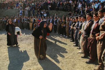 مراسم نوروز در کردستان روستای بوریدر