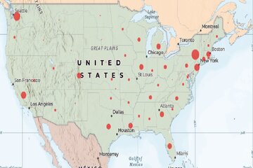 مرگ و میر ناشی از کرونا در آمریکا به ۳۴۴ نفر رسید