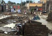 بارندگی به پنج واحد مسکونی روستای تیس چابهار خسارت وارد کرد