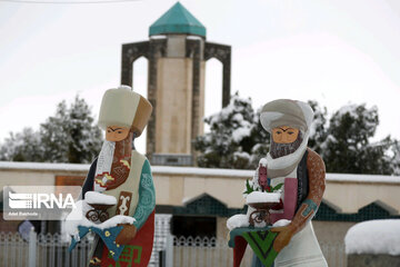 Snowfall in spring in north, west of Iran