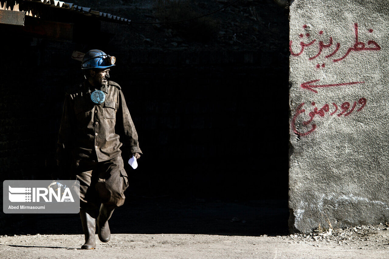 Workers of Tazareh Coal Mine in Iran