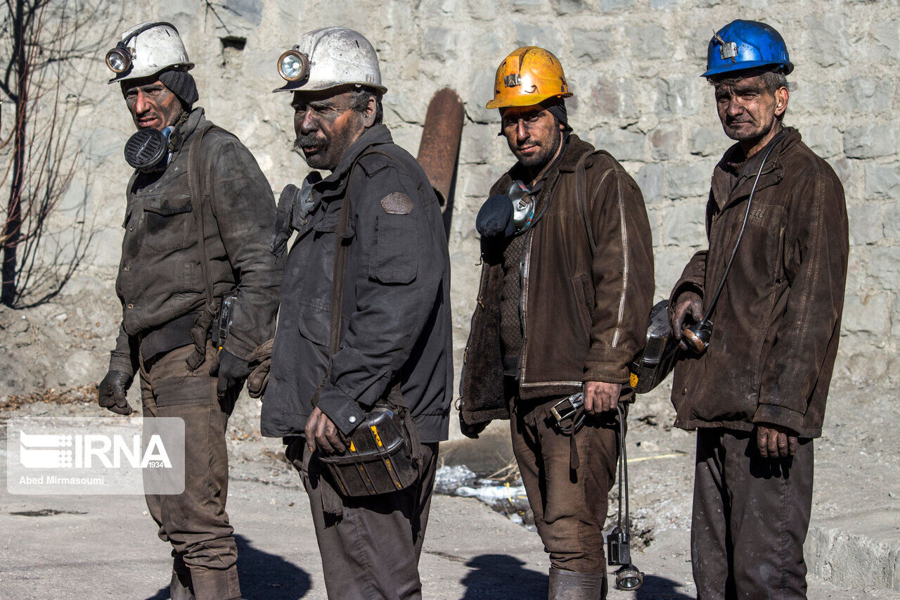 Workers of Tazareh Coal Mine in Iran