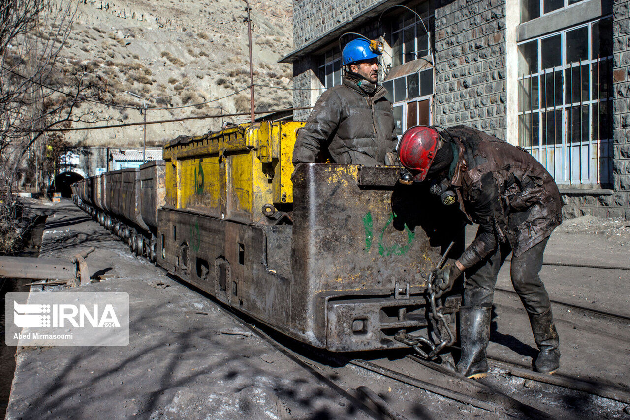 Workers of Tazareh Coal Mine in Iran