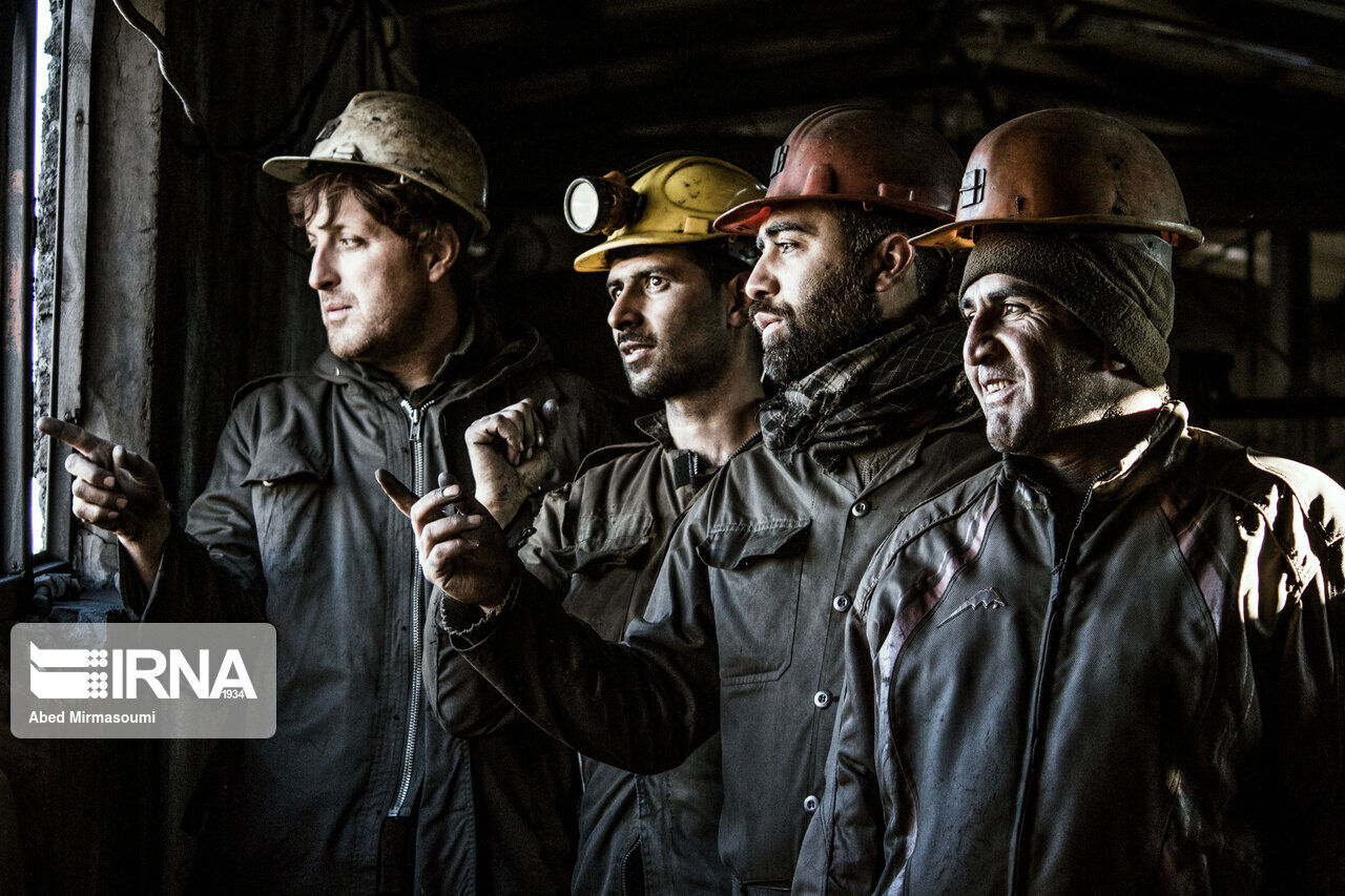 Workers of Tazareh Coal Mine in Iran