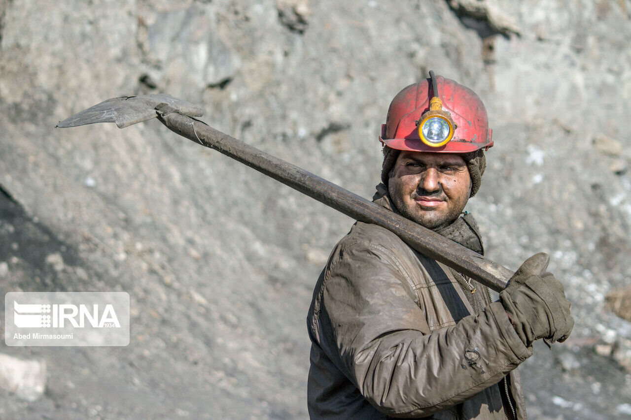 Workers of Tazareh Coal Mine in Iran