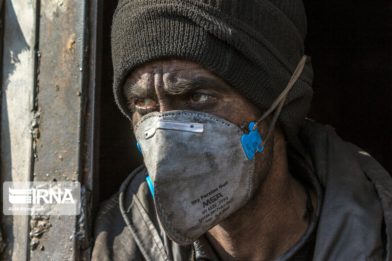 Workers of Tazareh Coal Mine in Iran