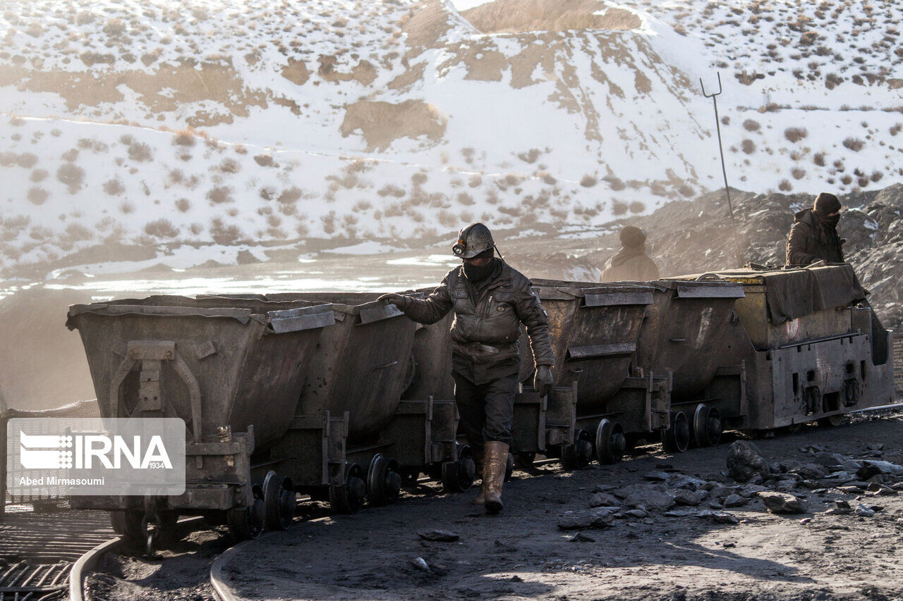 Workers of Tazareh Coal Mine in Iran