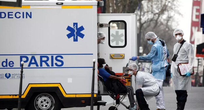 فرانسه ۲۹۲ مورد فوت ناشی از کرونا در یک روز گزارش کرد