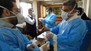 تلاش مدافعان سلامت بیمارستان امام حسین (ع) شاهرود