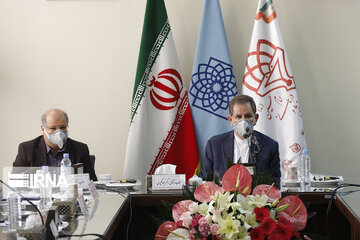 Veep visits coronavirus ward of Imam Hossein Hospital in Iran