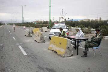 بازدید دادستان سمنان از تب سنجی درمیدان استاندارد ورودی سمنان