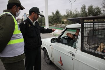 بازدید دادستان سمنان از تب سنجی درمیدان استاندارد ورودی سمنان