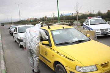 بازدید دادستان سمنان از تب سنجی درمیدان استاندارد ورودی سمنان