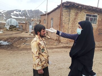 مقابله خانه به خانه با کرونا در روستاهای تکاب