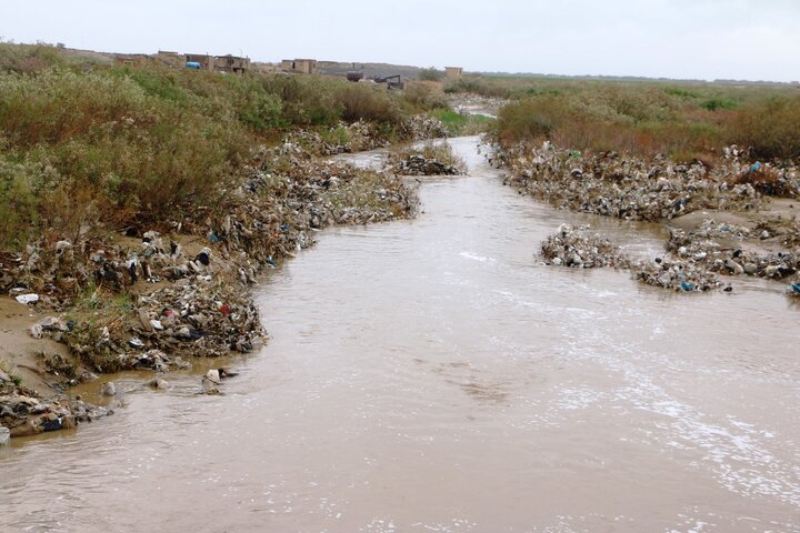 زباله‌های رودخانه شور و شیرین تهدید جدی محیط زیست ورامین 