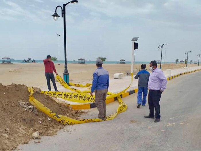 ورود به ساحل بندر دیر ممنوع شد - ایرنا