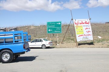 کنترل ورود و خروج در مناطق شهری و روستایی مهاباد